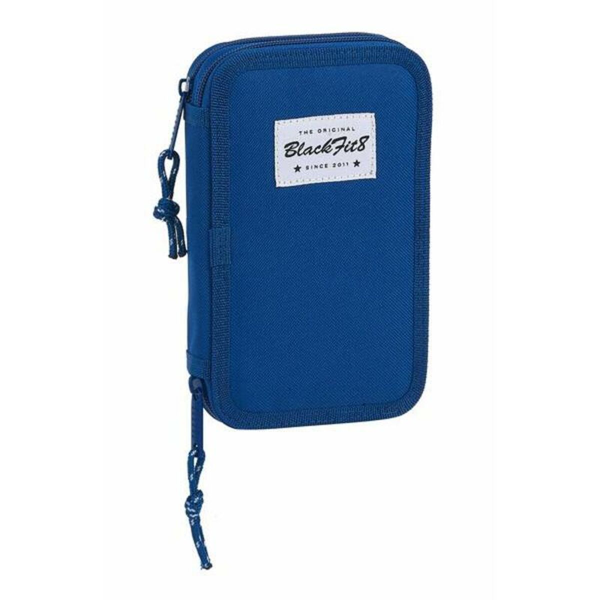 Dubbelt pennfodral BlackFit8 M854 Mörkblå 12.5 x 19.5 x 4 cm (28 Delar) - 9