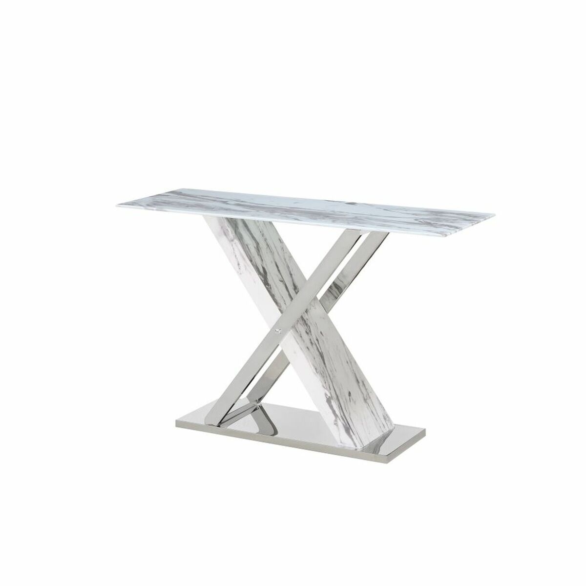 Mottagare DKD Home Decor Vit Grå Silvrig 120 x 40 x 75 cm - 2