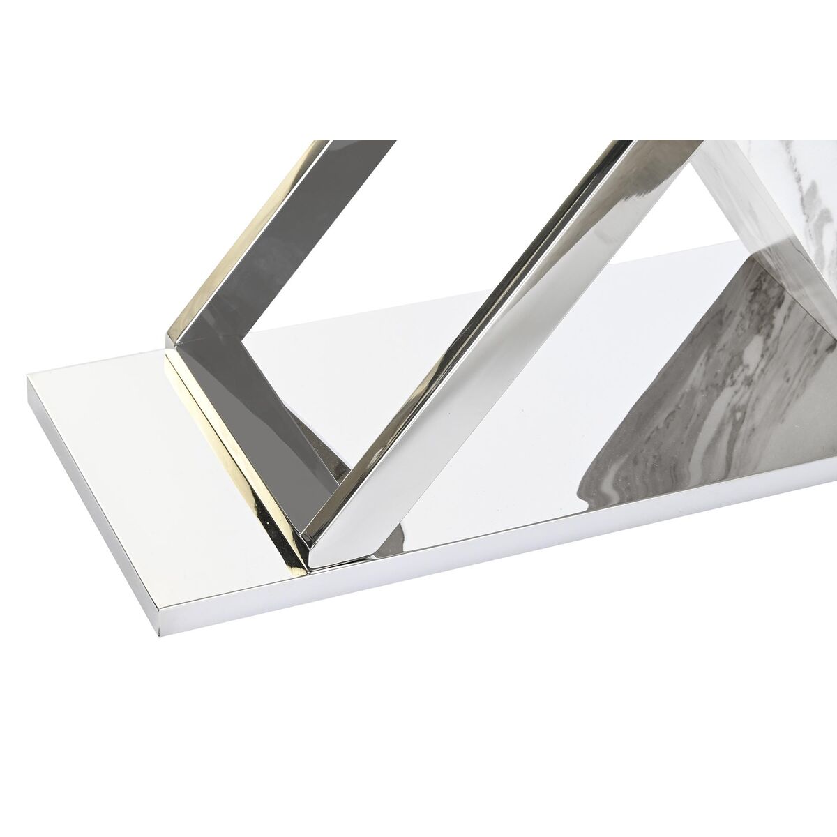 Mottagare DKD Home Decor Vit Grå Silvrig 120 x 40 x 75 cm - 3
