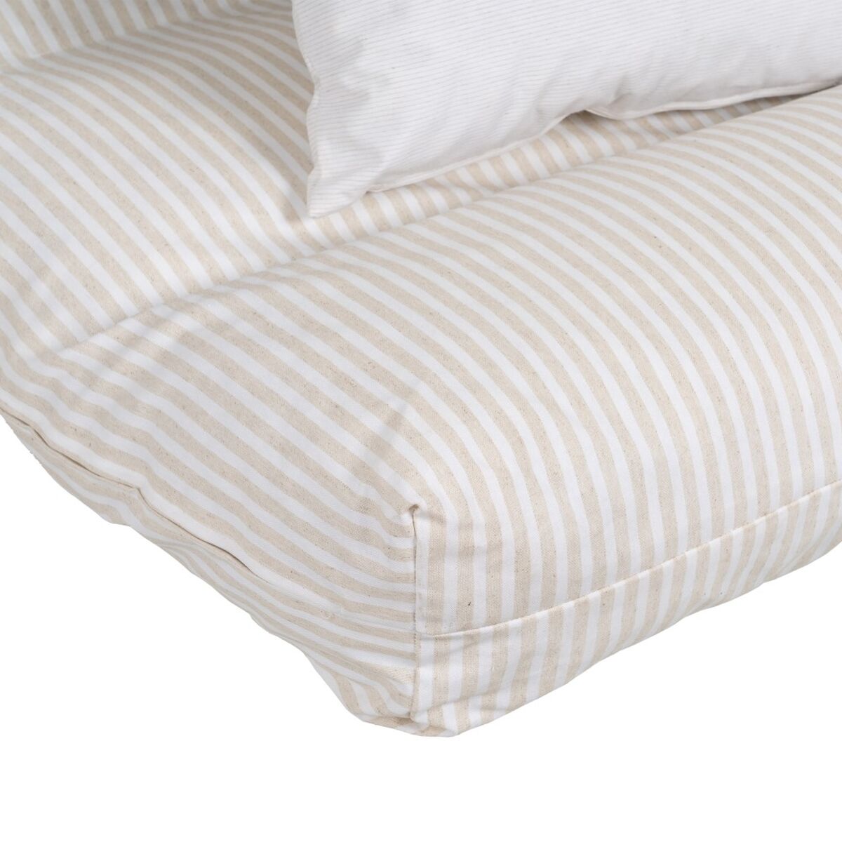 Kudde 4 Delar Beige 120 x 80 cm - 7