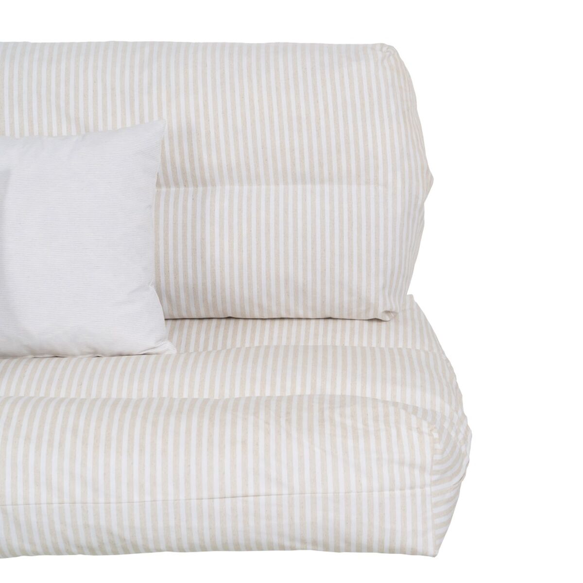 Kudde 4 Delar Beige 120 x 80 cm - 5