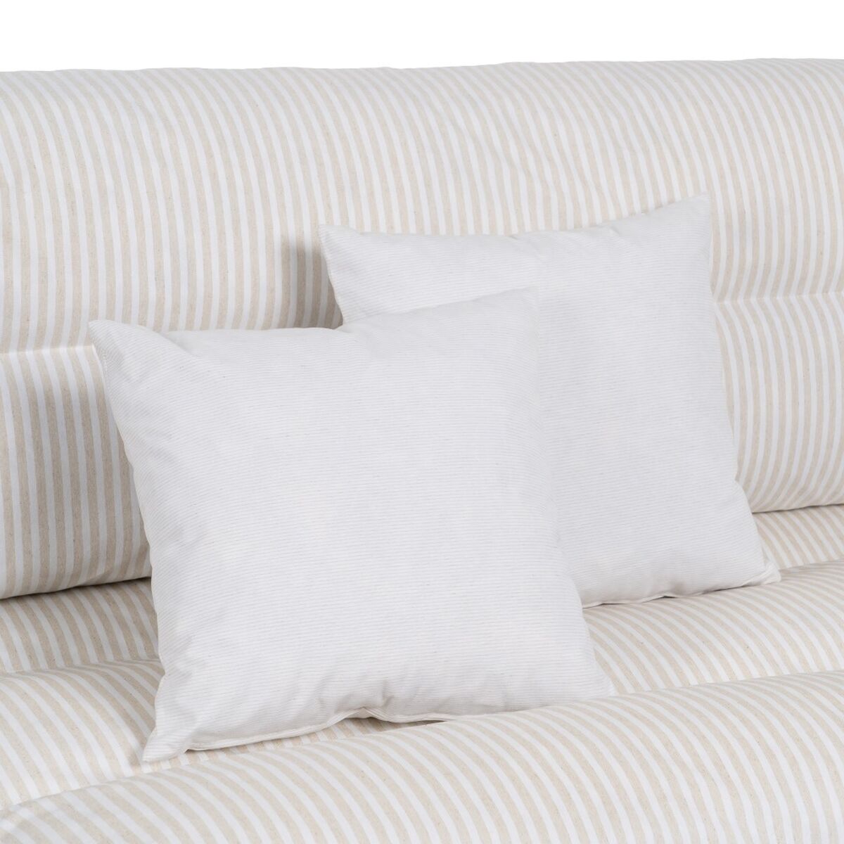 Kudde 4 Delar Beige 120 x 80 cm - 6