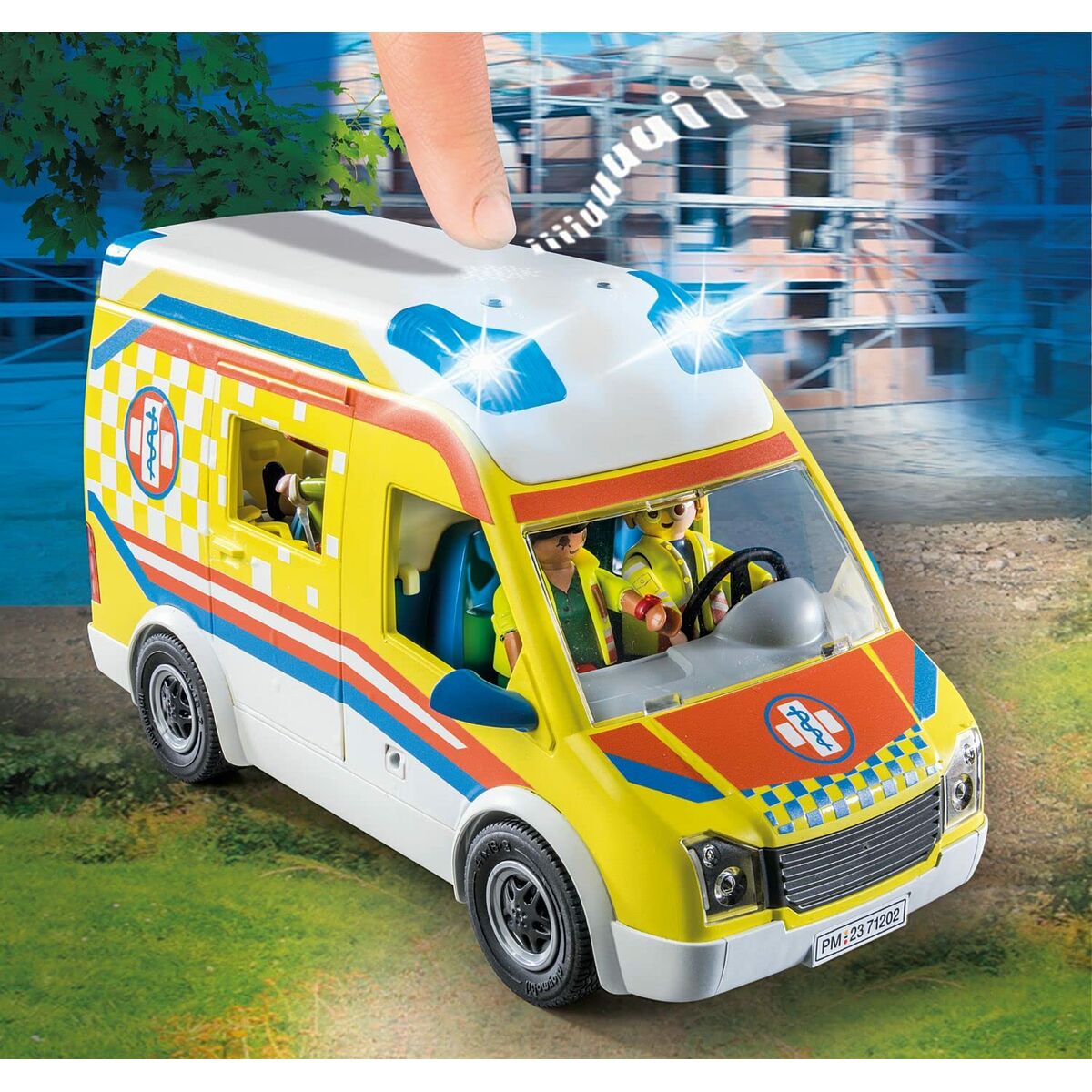 Playset Playmobil 71202 City Life Ambulance 67 Delar - 5