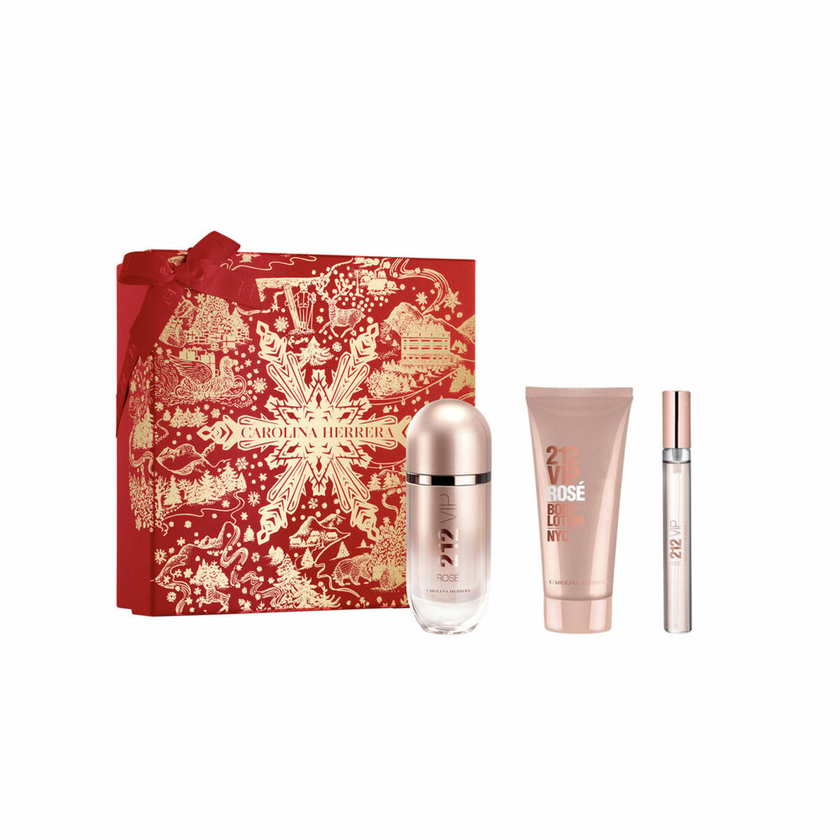 Parfymset Damer Carolina Herrera 212 VIP Rosé 3 Delar