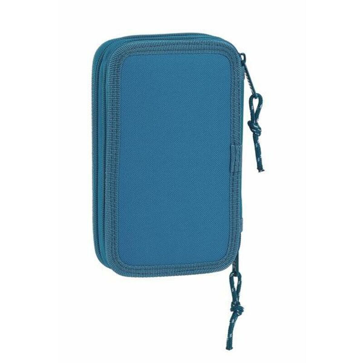 Dubbelt pennfodral BlackFit8 M854 Blå 12.5 x 19.5 x 4 cm (28 Delar) - 16