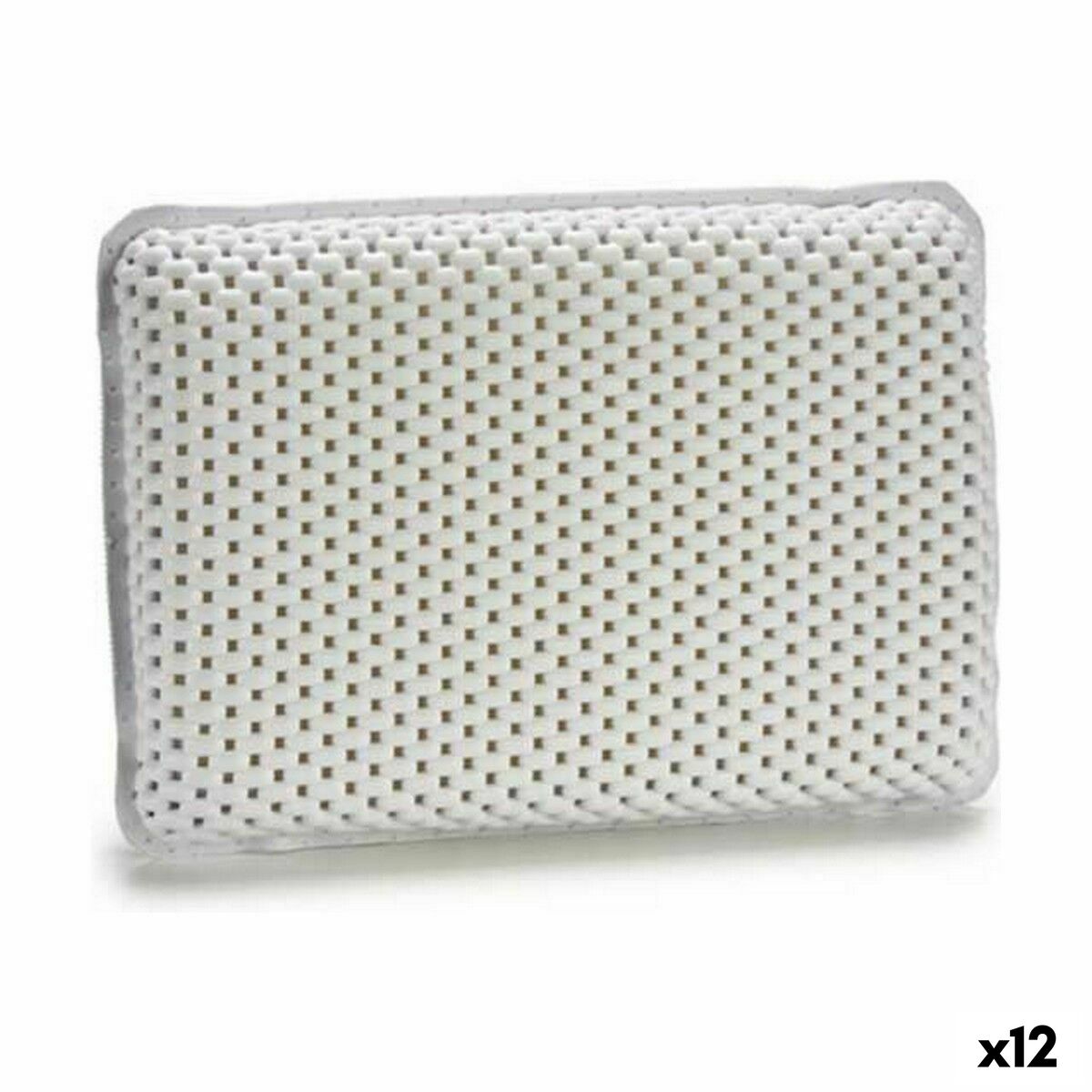 Kudden Badkar Slirsäker Vit 100 % PVC 20 x 6 x 29 cm (12 antal)
