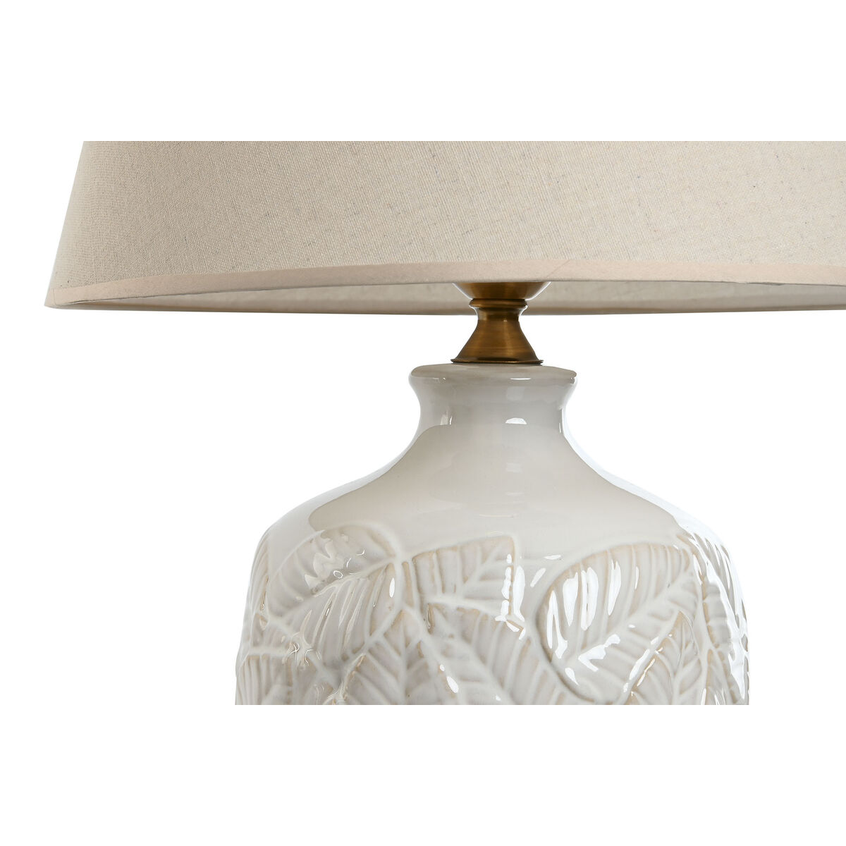 Bordslampa Home ESPRIT Vit Porslin 50 W 220 V 40 x 40 x 64 cm - 2