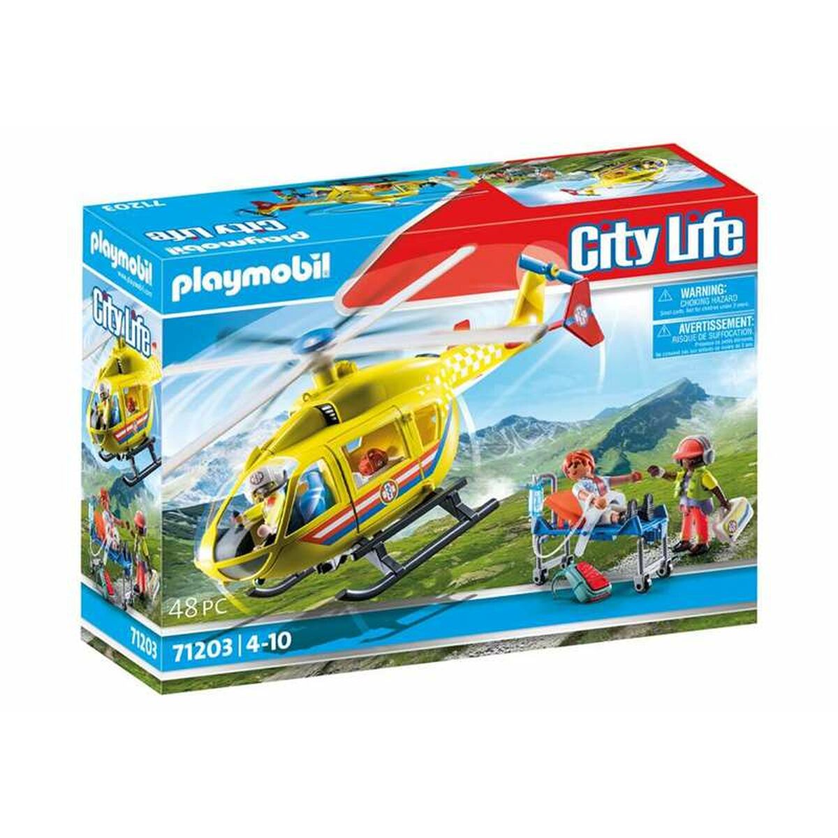 Playset Playmobil 71203 City Life Rescue Helicopter 48 Delar - 6