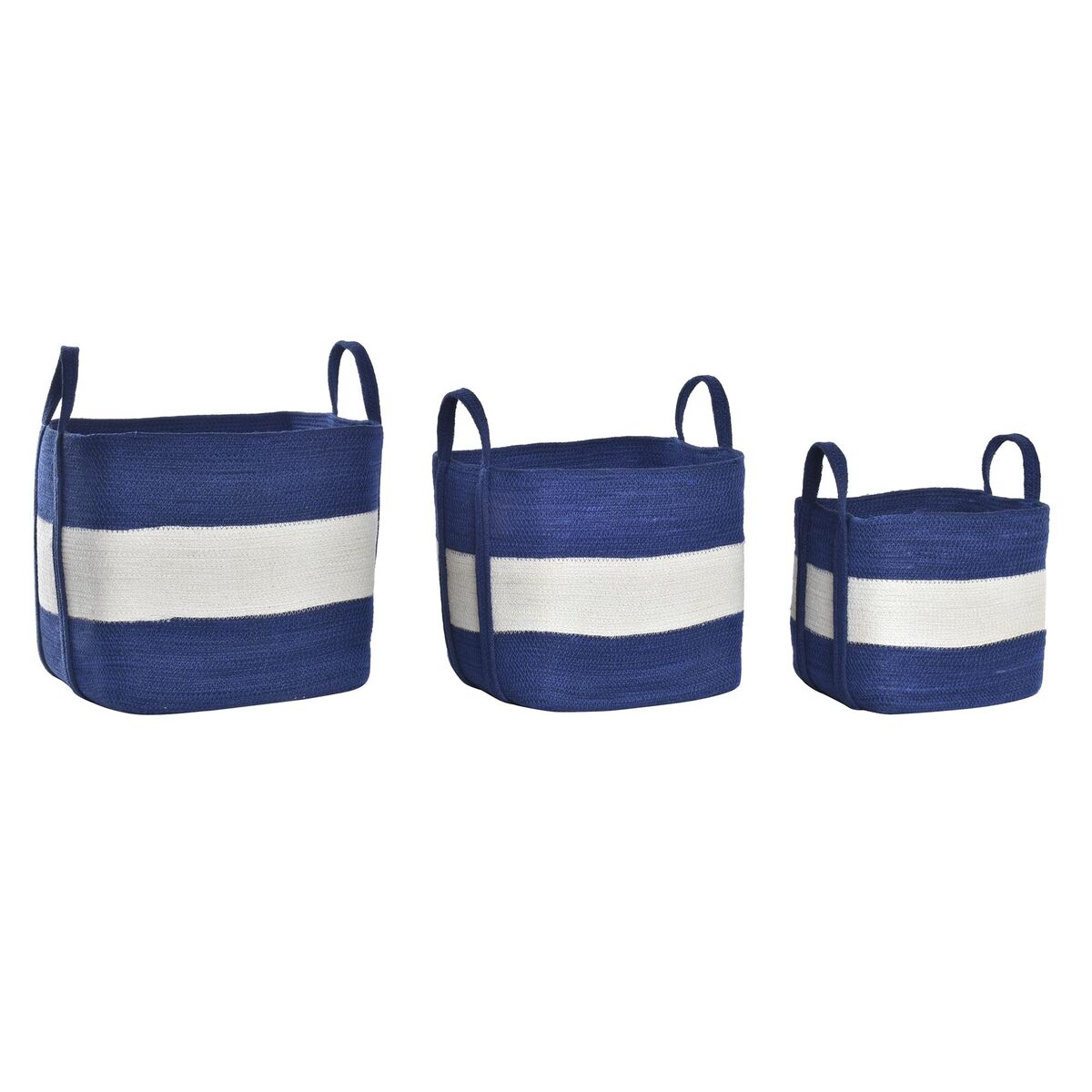 Korg - set DKD Home Decor Jute (40 x 32 x 40 cm) - 5