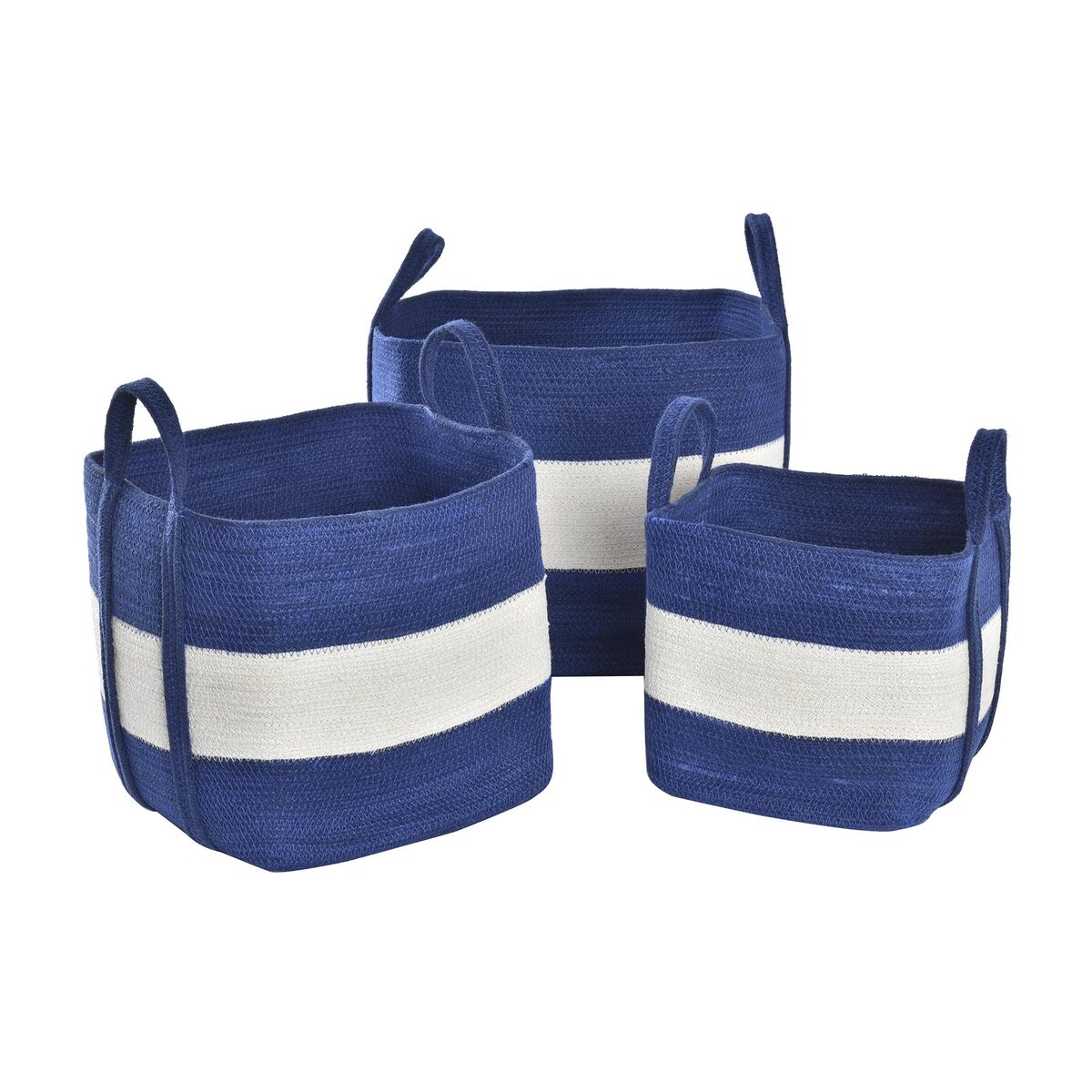 Korg - set DKD Home Decor Jute (40 x 32 x 40 cm) - 7