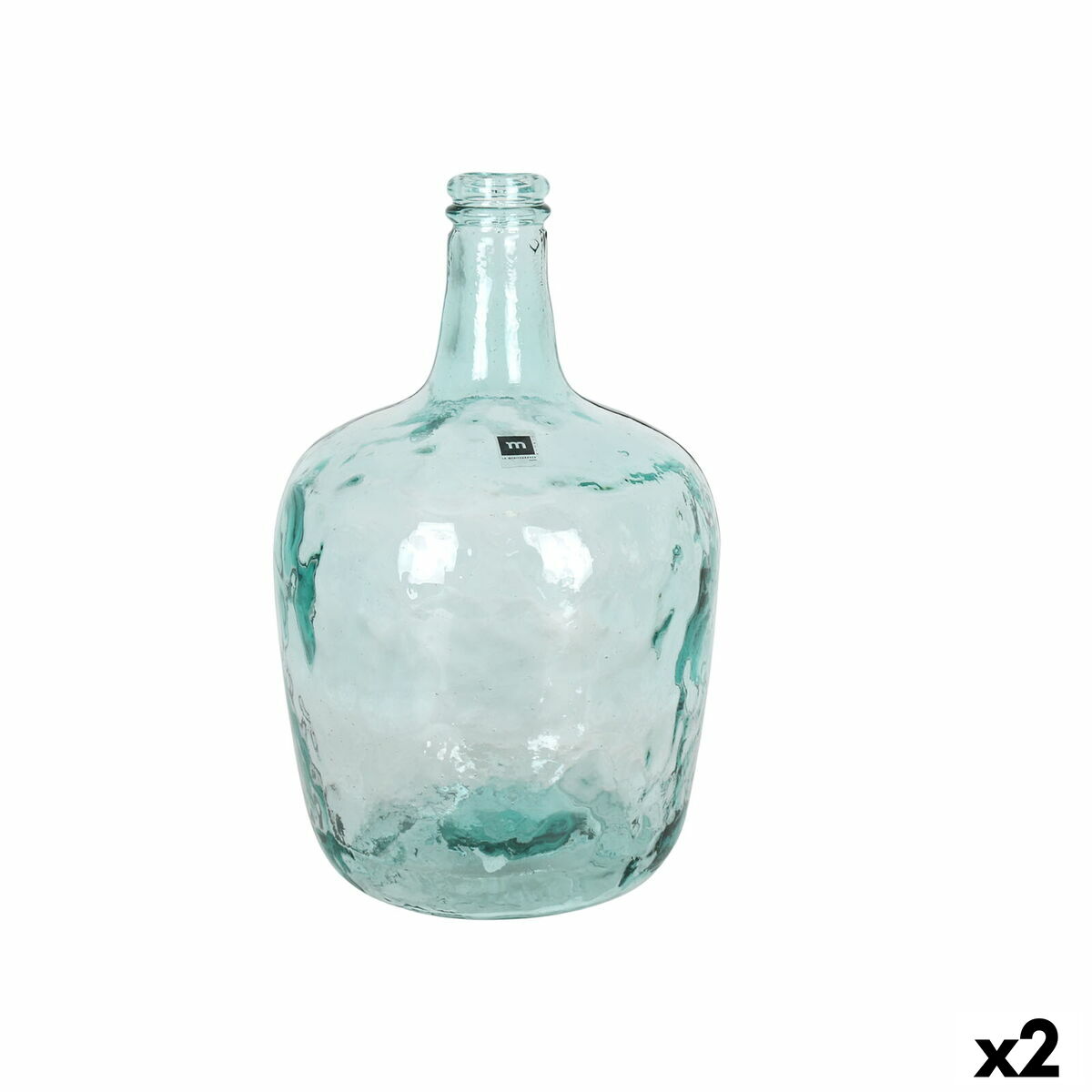 Dekorativ karaff La Mediterránea Apple Glas Ø 23 x 36,8 cm (2 antal) - 4
