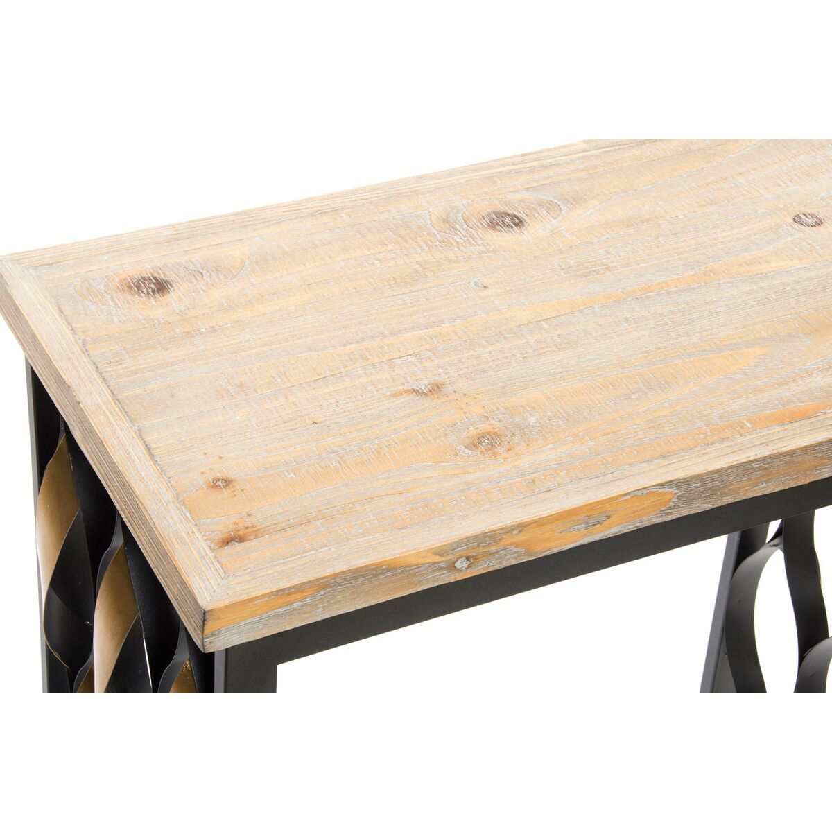 2-bordsset Home ESPRIT Trä Metall 64 x 34 x 65 cm - 2