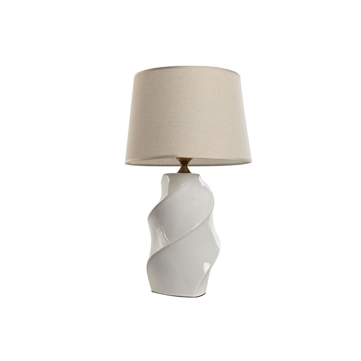 Bordslampa Home ESPRIT Vit Porslin 50 W 220 V 36 x 36 x 61 cm 35 x 35 x 60 cm - 2