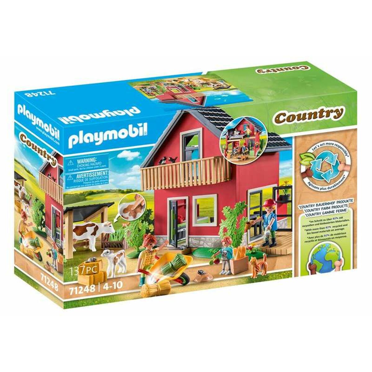 Playset Playmobil 71248 Country 137 Delar