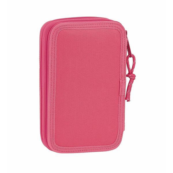 Dubbelt pennfodral BlackFit8 M854 Rosa 12.5 x 19.5 x 4 cm (28 Delar) - 4