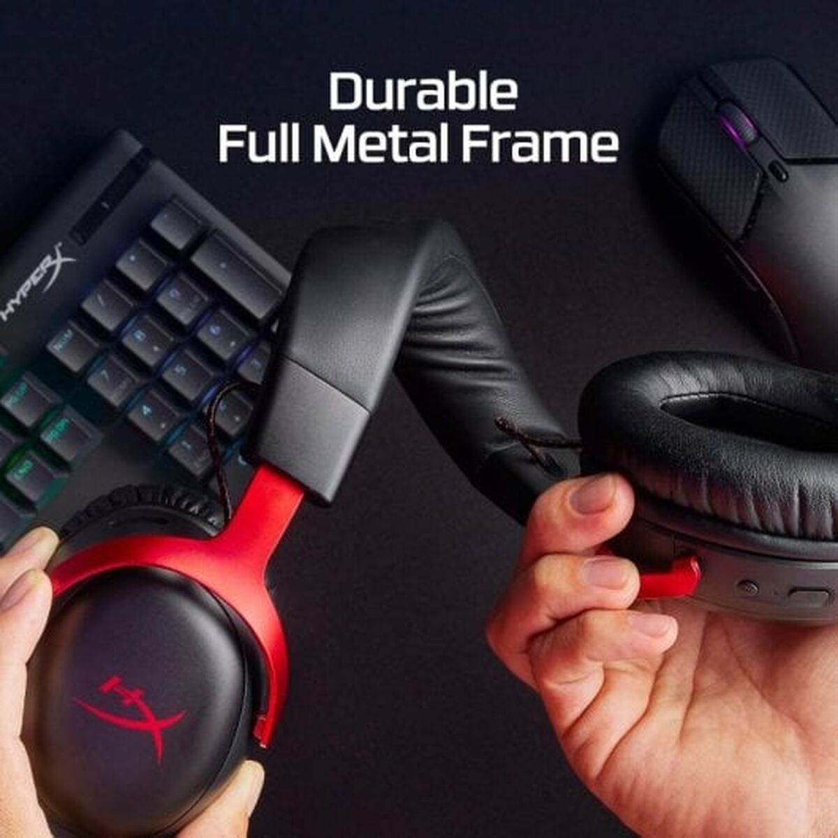 Diademhörlurar HyperX Svart - 8