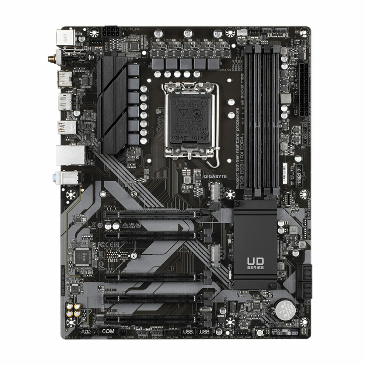 Moderkort Gigabyte B760 DS3H AX DDR4 DDR4 Intel LGA 1700
