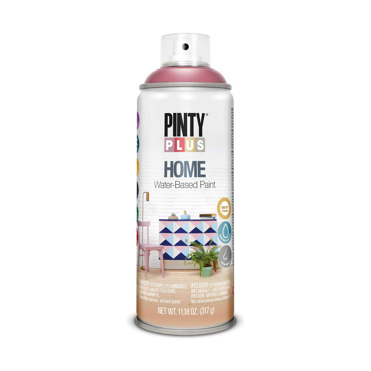 Sprejfärg Pintyplus Home HM119 400 ml Old Wine