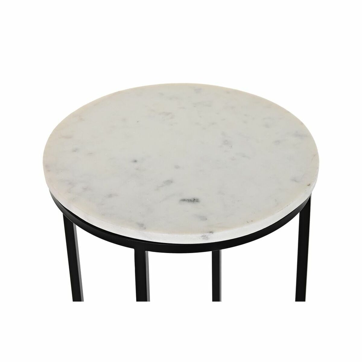 Set om 2 bord DKD Home Decor Vit Svart 30,5 x 30,5 x 69 cm - 2