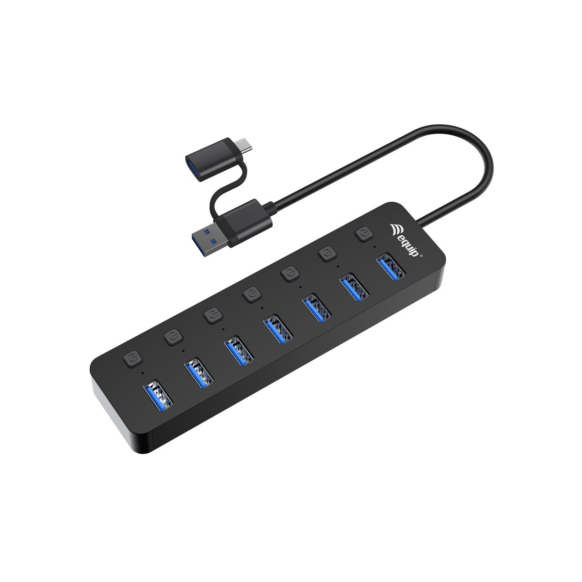 USB-kabel Equip 128965 Mörkblå 30 cm - 3