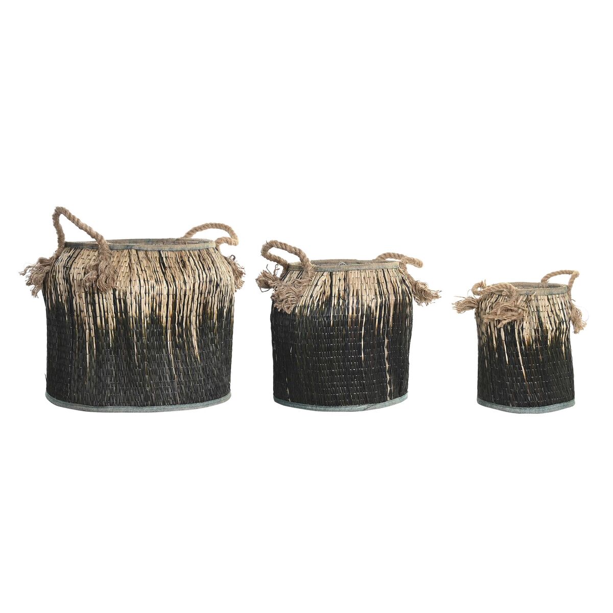 Korg - set DKD Home Decor Kolonial (44 x 44 x 48 cm) - 4