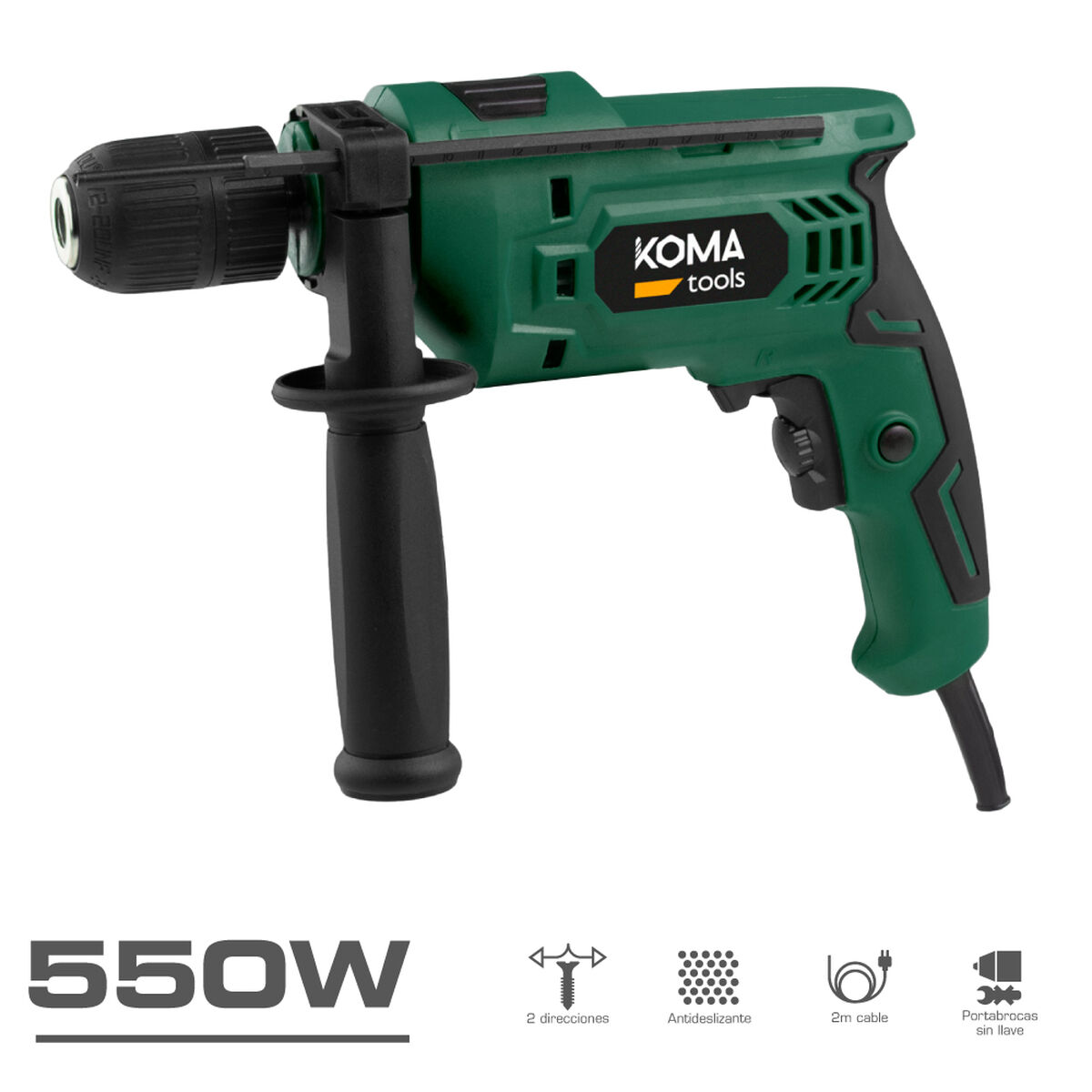 Borr/skruvdragare Koma Tools 550 W 230-240 V - 2