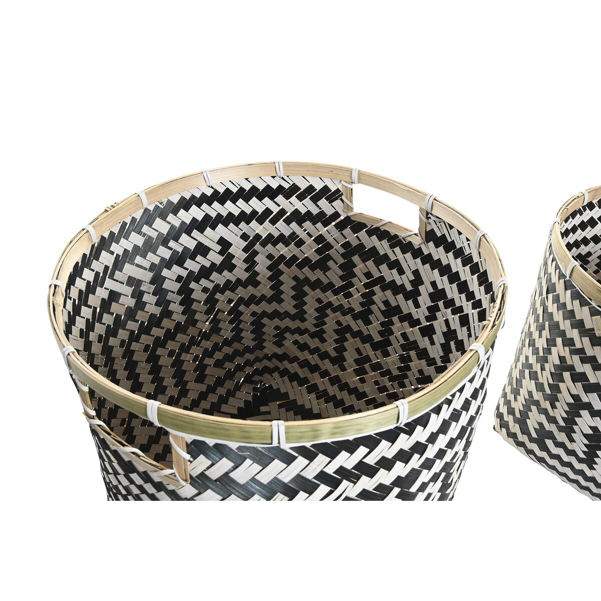 Korg - set DKD Home Decor Kolonial Bambu (40 x 40 x 39 cm) - 6