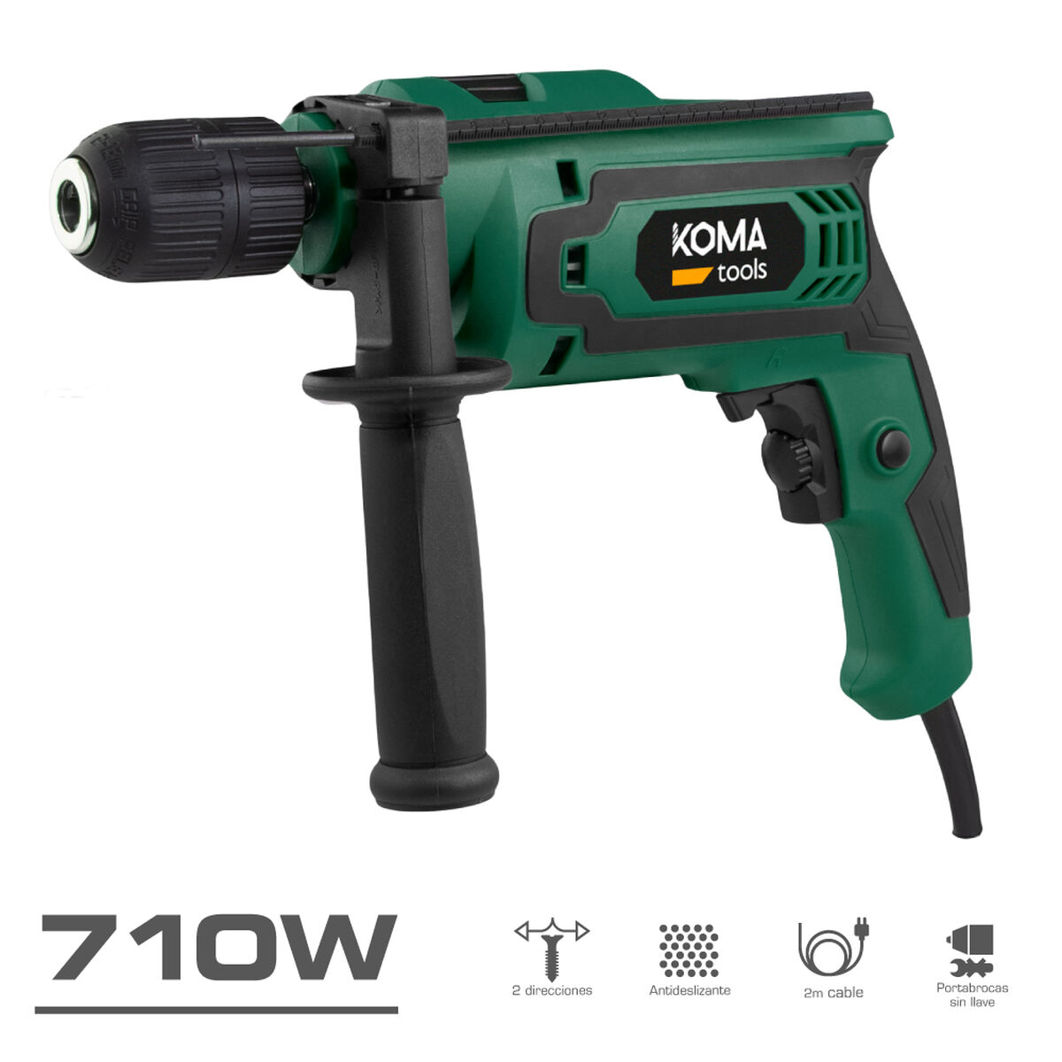 Borr/skruvdragare Koma Tools 710 W 230-240 V - 2