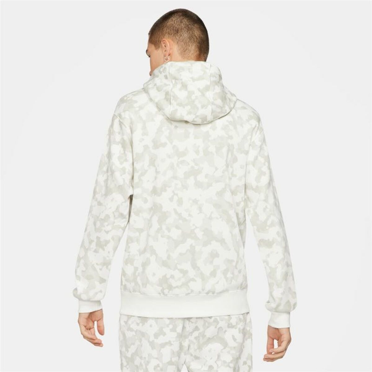 Tröja med huva Herr Sportswear Club Nike Vit - 2