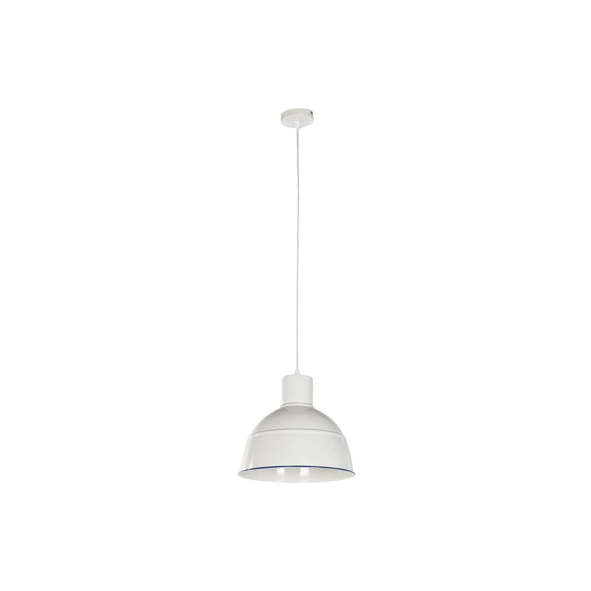 Taklampa Home ESPRIT Blå Vit Metall 50 W 32,5 x 32,5 x 30 cm