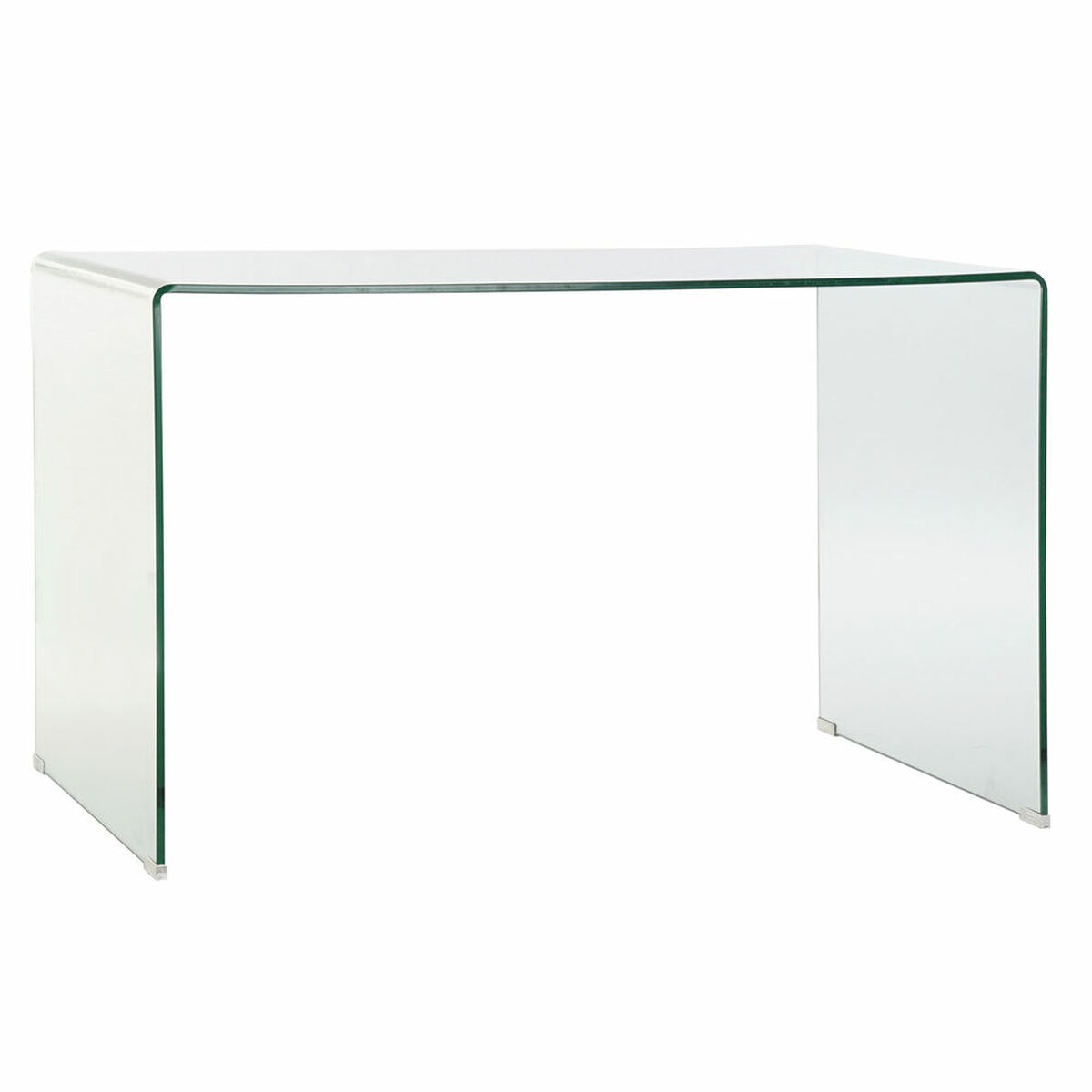 Skrivbord DKD Home Decor 125 x 70 x 74 cm Glas Transparent