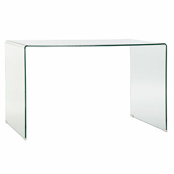Skrivbord DKD Home Decor 125 x 70 x 74 cm Glas Transparent