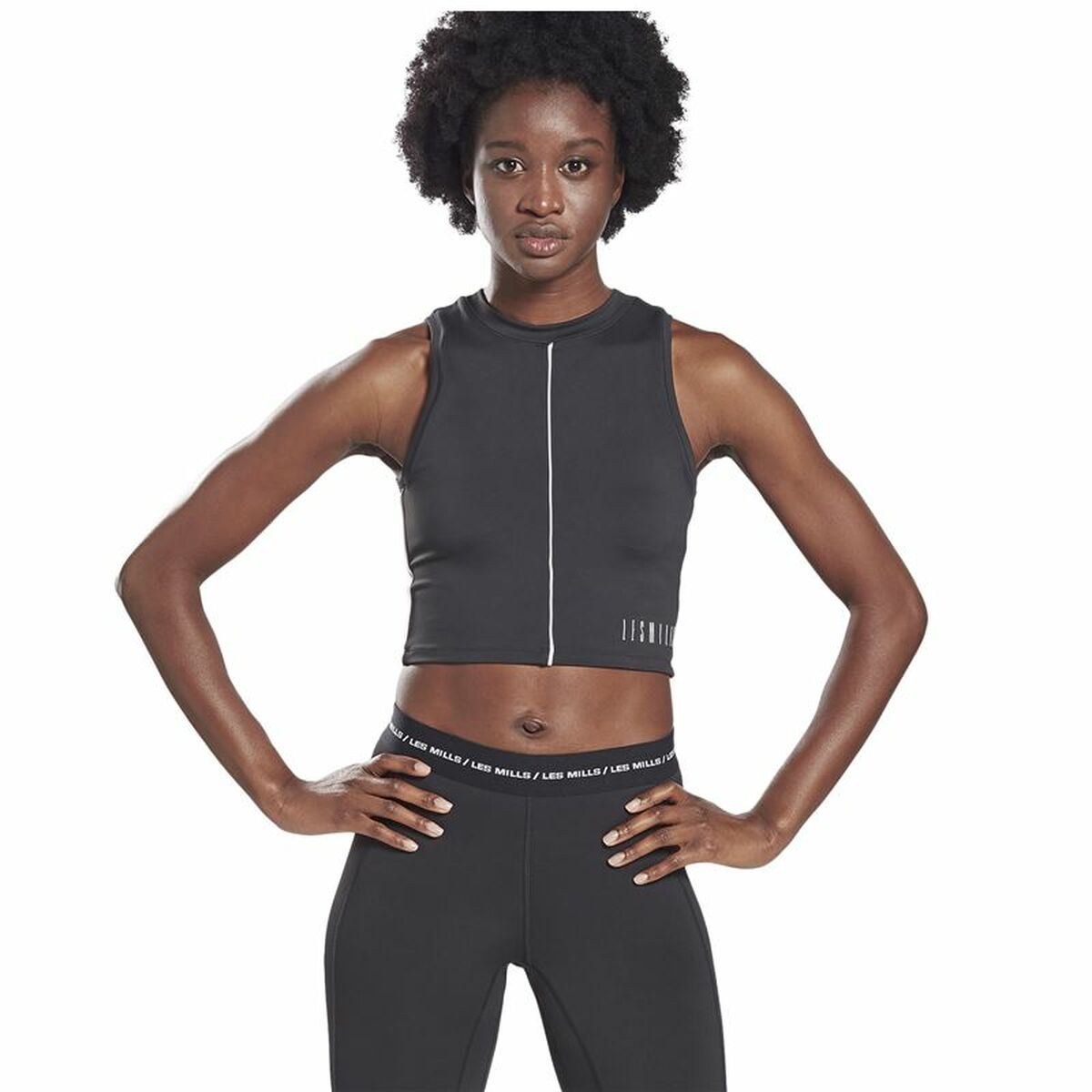 Ärmlös sporttröja Dam Reebok Les Mills® Performance Svart - 19