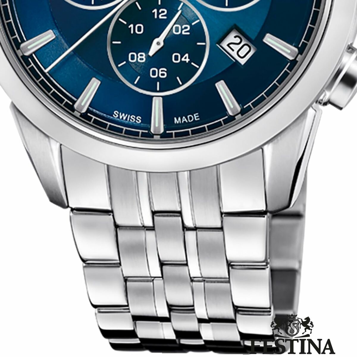 Herrklocka Festina F20040/2 Silvrig - 3