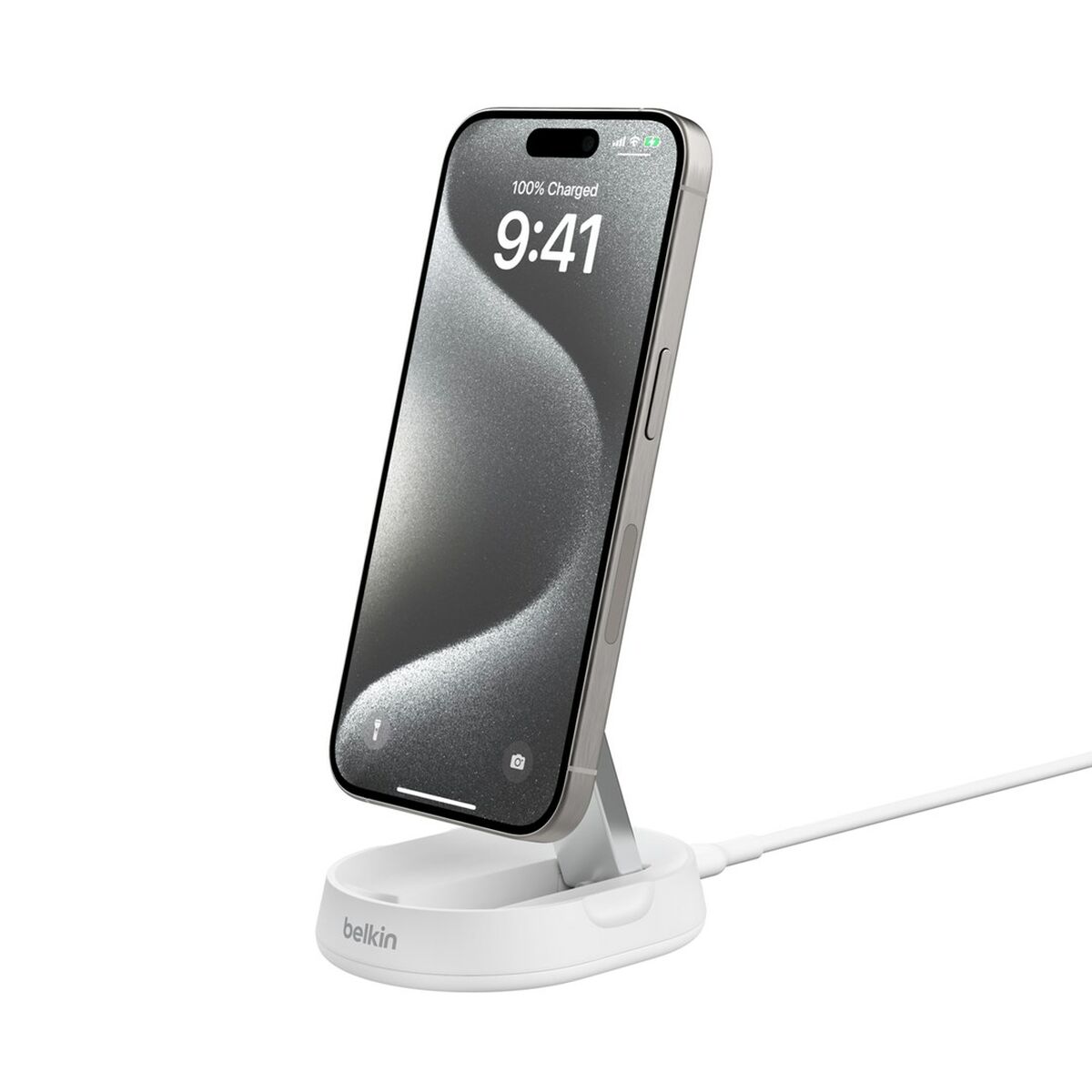 USB-kabel Belkin WIA008BTWH Vit 1,5 m (1 antal) - 7