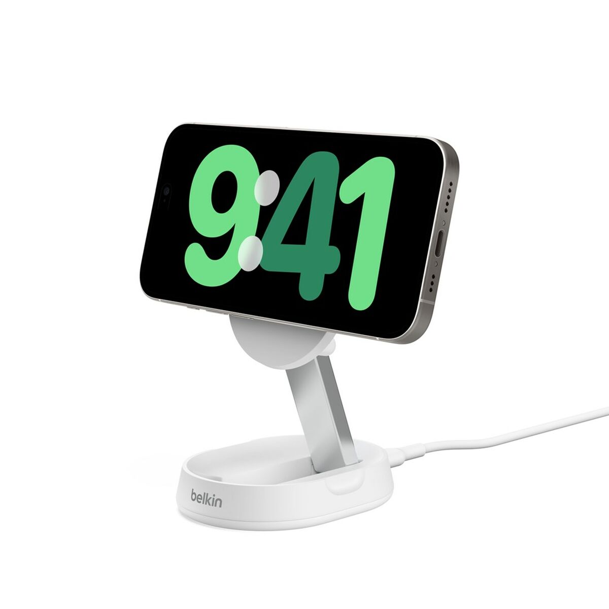 USB-kabel Belkin WIA008BTWH Vit 1,5 m (1 antal) - 3