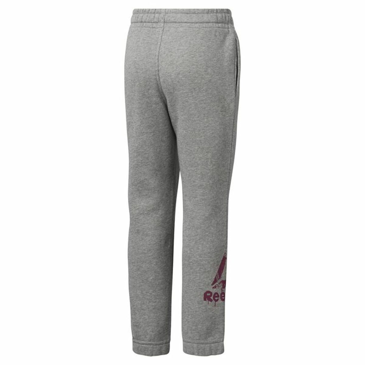 Träningsbyxa barn Reebok Elem Fleece Mörkgrå - 2