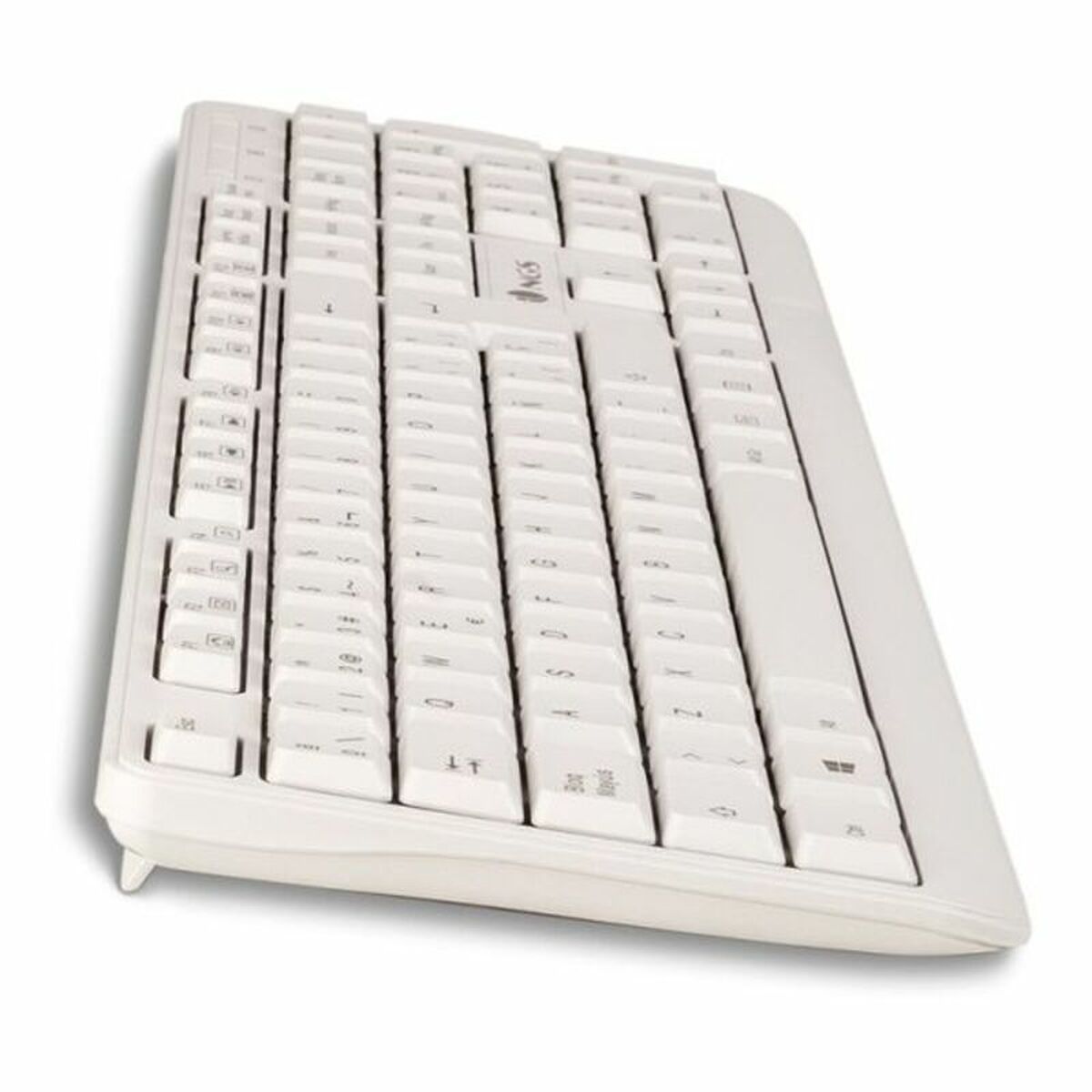 Tangentbord NGS NGS-KEYBOARD-0284 Vit Qwerty Spanska - 2