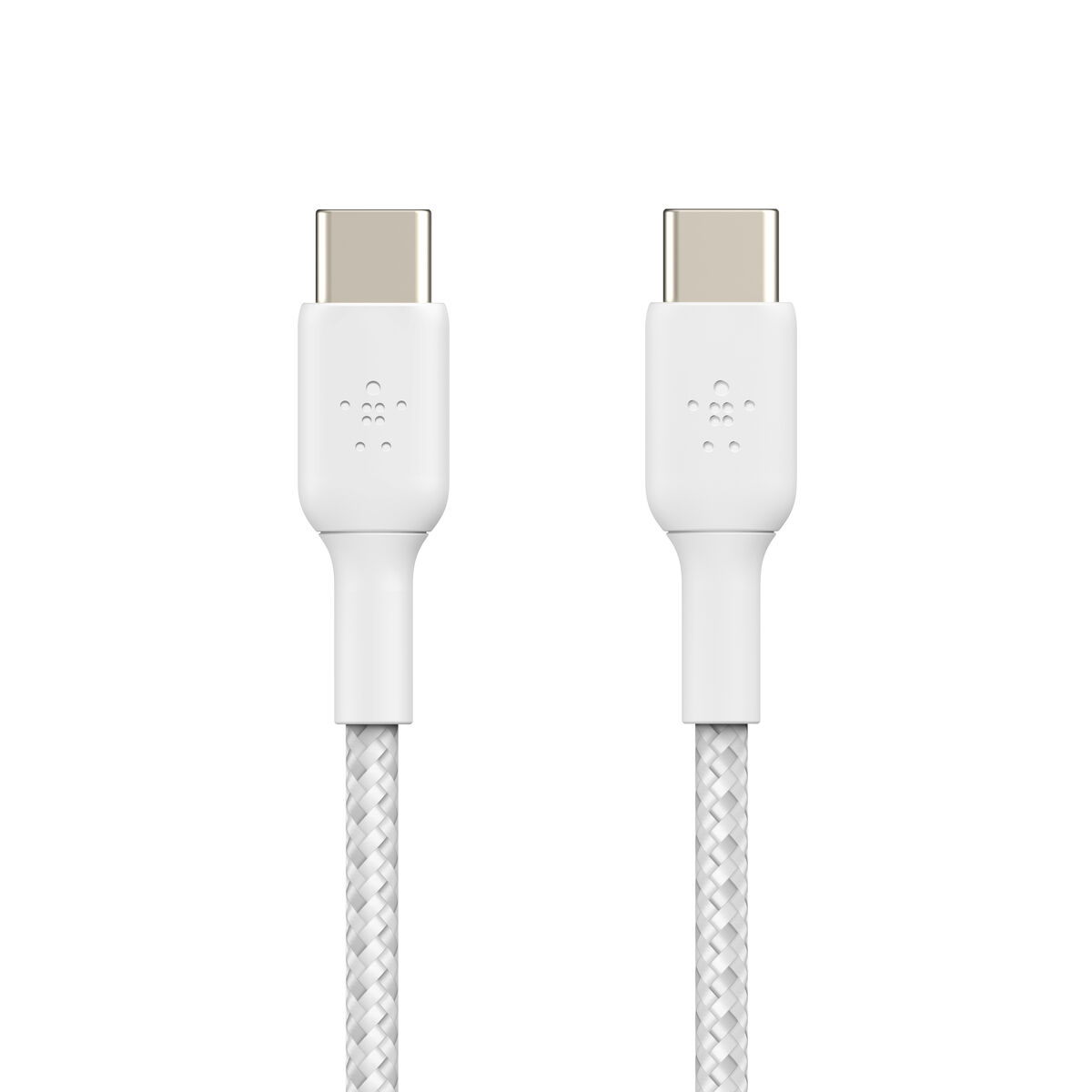 USB-C-kabel Belkin CAB004BT2MWH2PK Vit 2 m (2 antal)