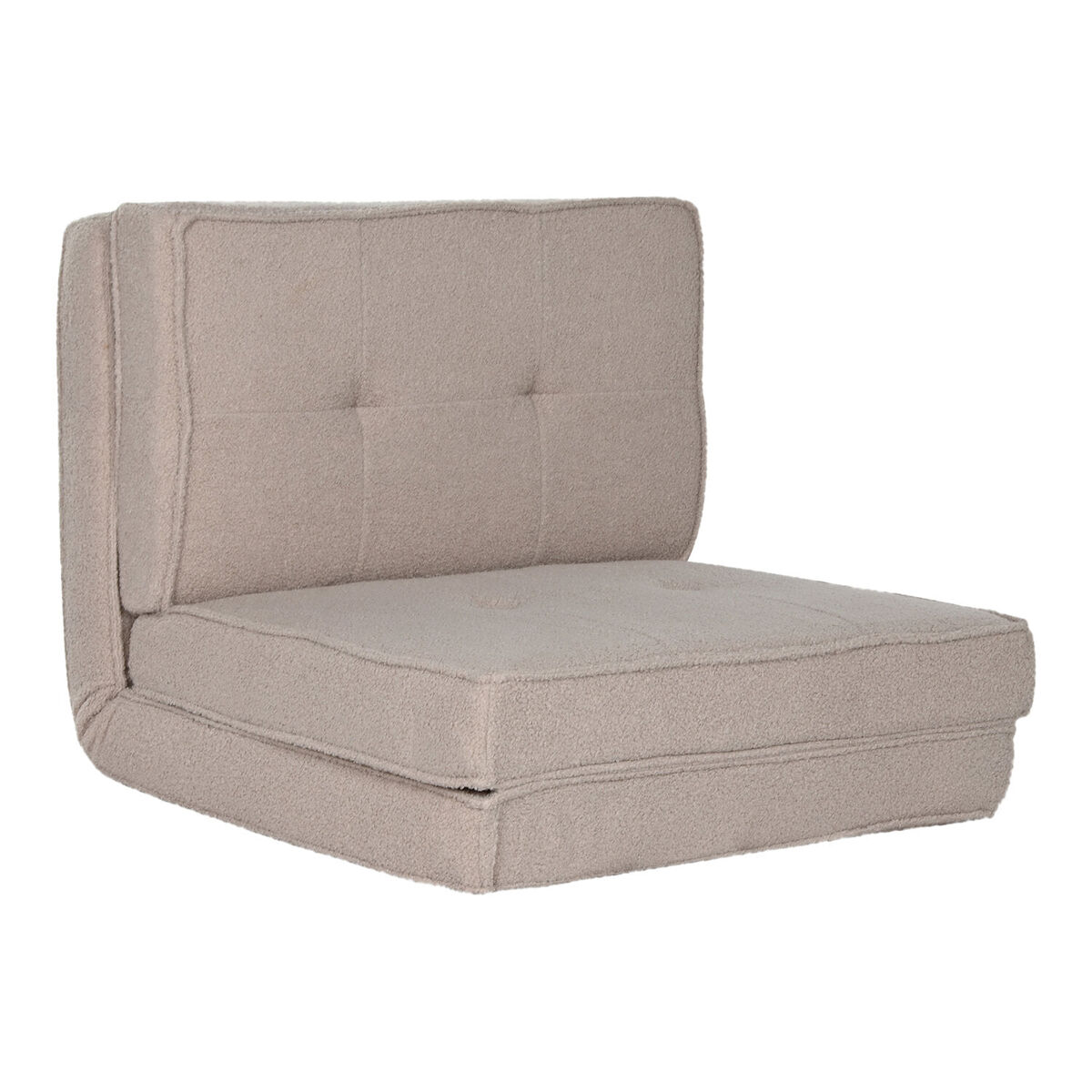 Bäddsoffa Home ESPRIT Beige Scandi 70 X 76 X 60 CM - 3