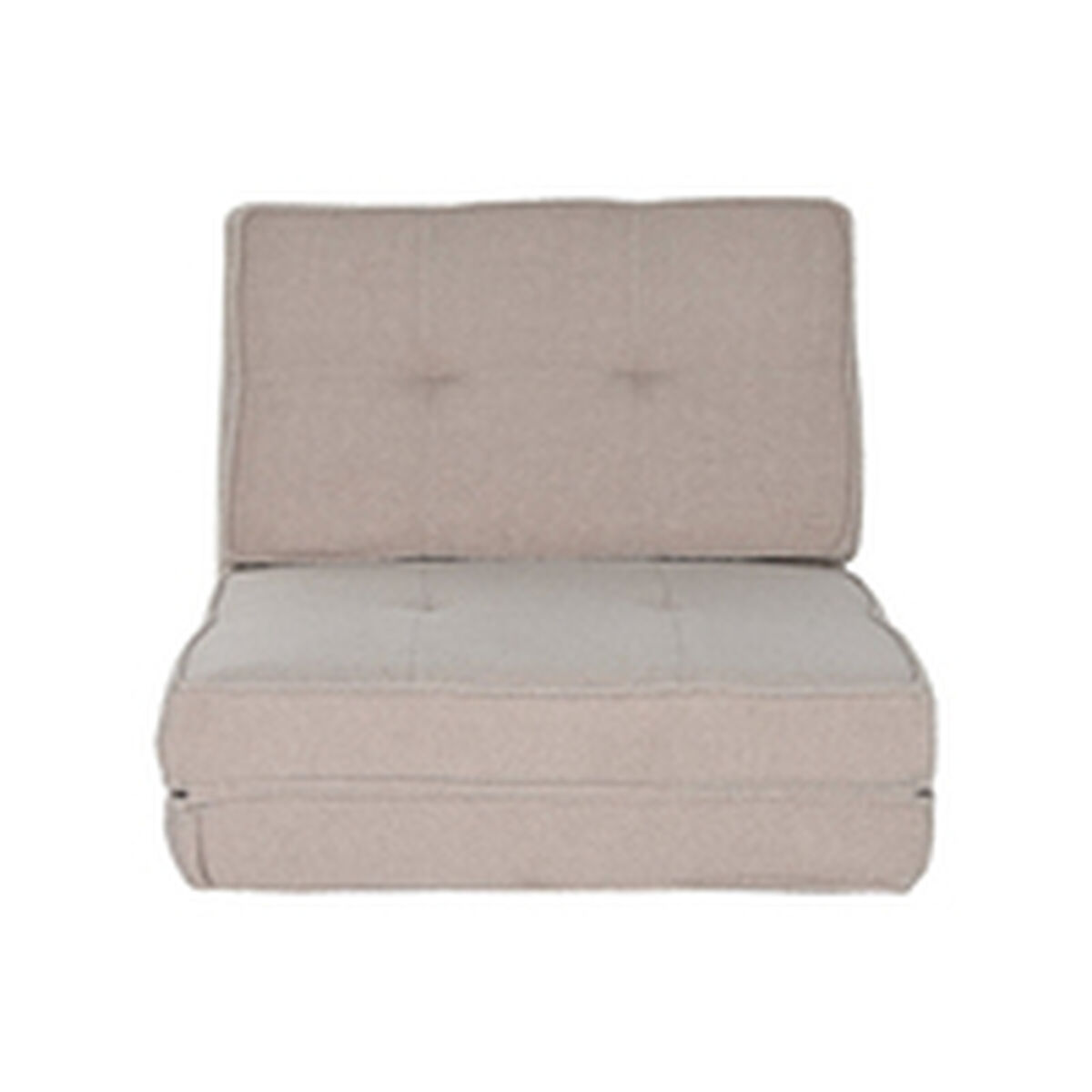 Bäddsoffa Home ESPRIT Beige Scandi 70 X 76 X 60 CM - 2