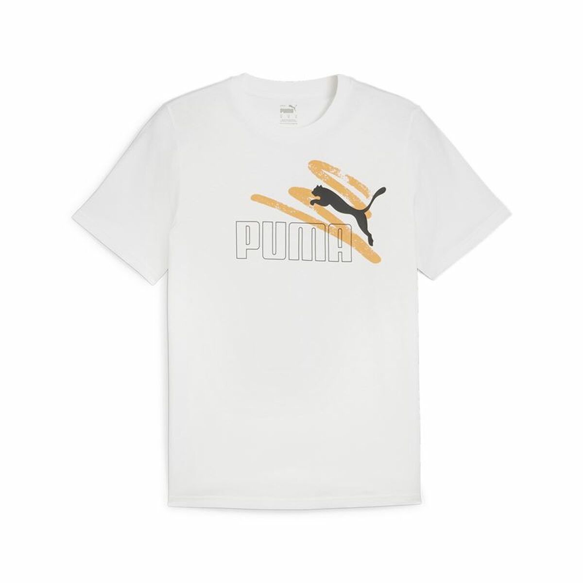 T-shirt med kortärm Herr Puma Essentials+ AB Vit