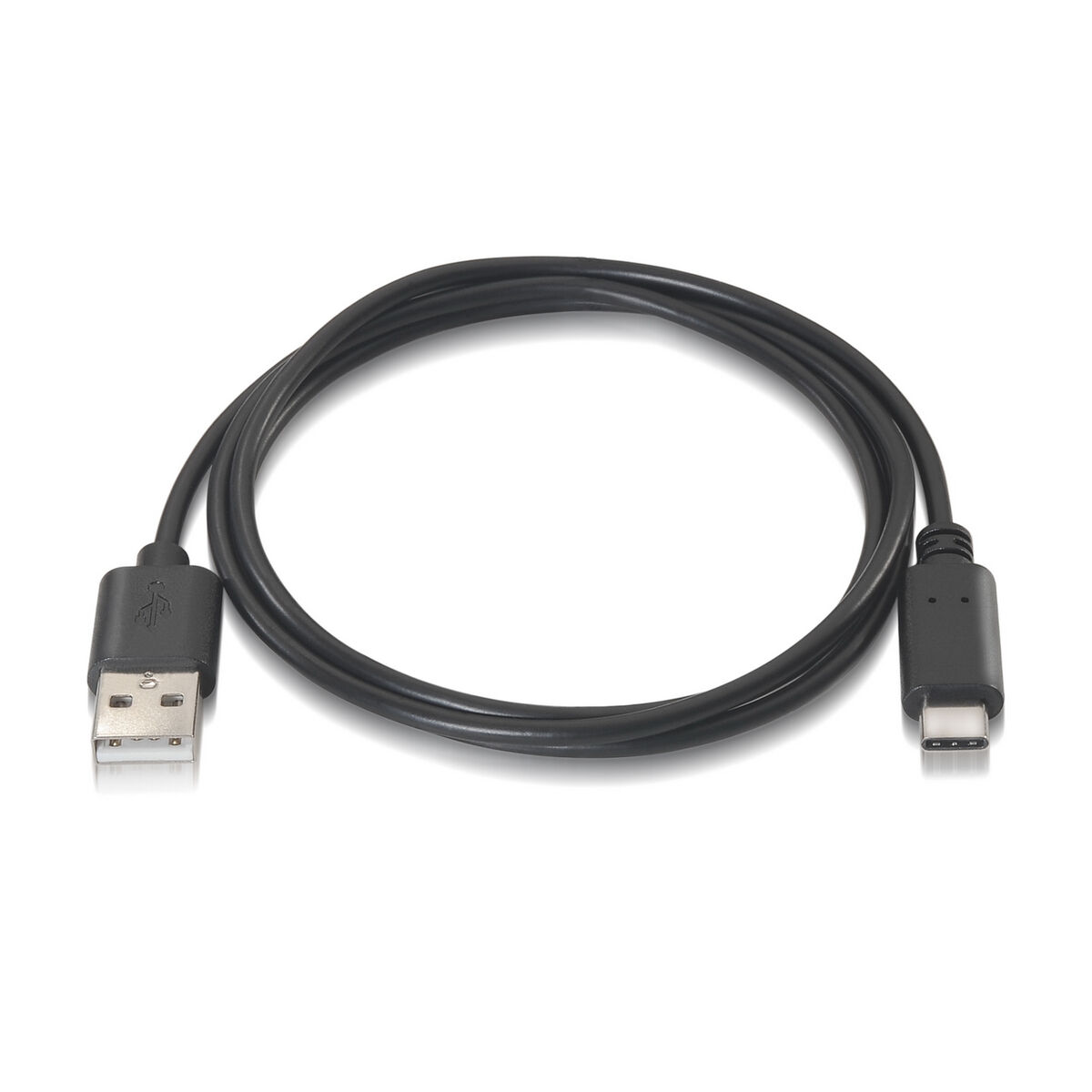 USB A till USB-C Kabel Aisens A107-0052 Svart 2 m - 3