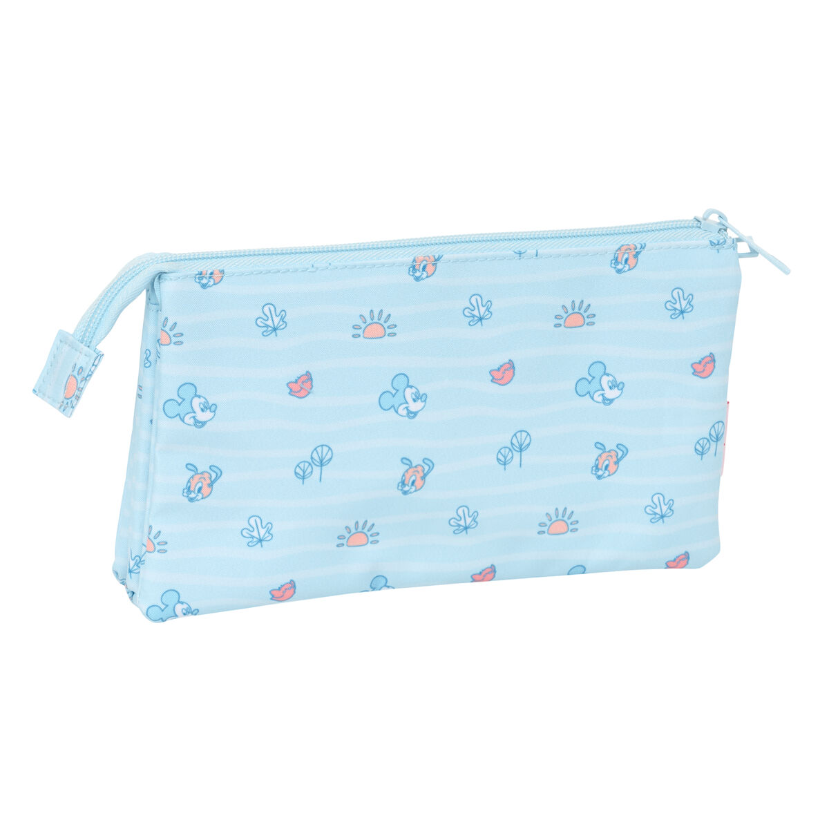 Tredubbel Carry-all Mickey Mouse Clubhouse Baby Ljusblå 22 x 12 x 3 cm - 3