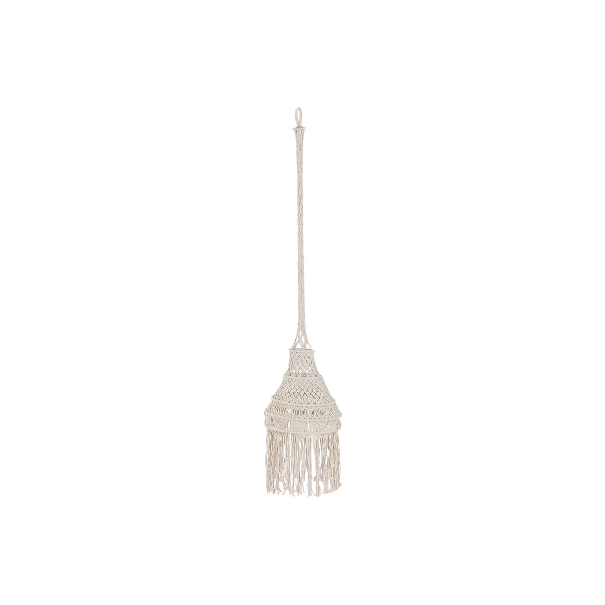 Lampskärm Home ESPRIT Beige Boho 25 x 25 x 140 cm