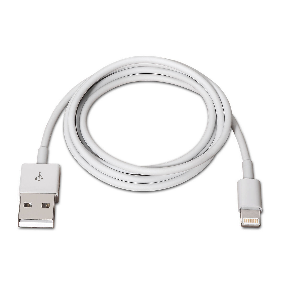 Kabel USB till Lightning Aisens A102-0036 Vit 2 m