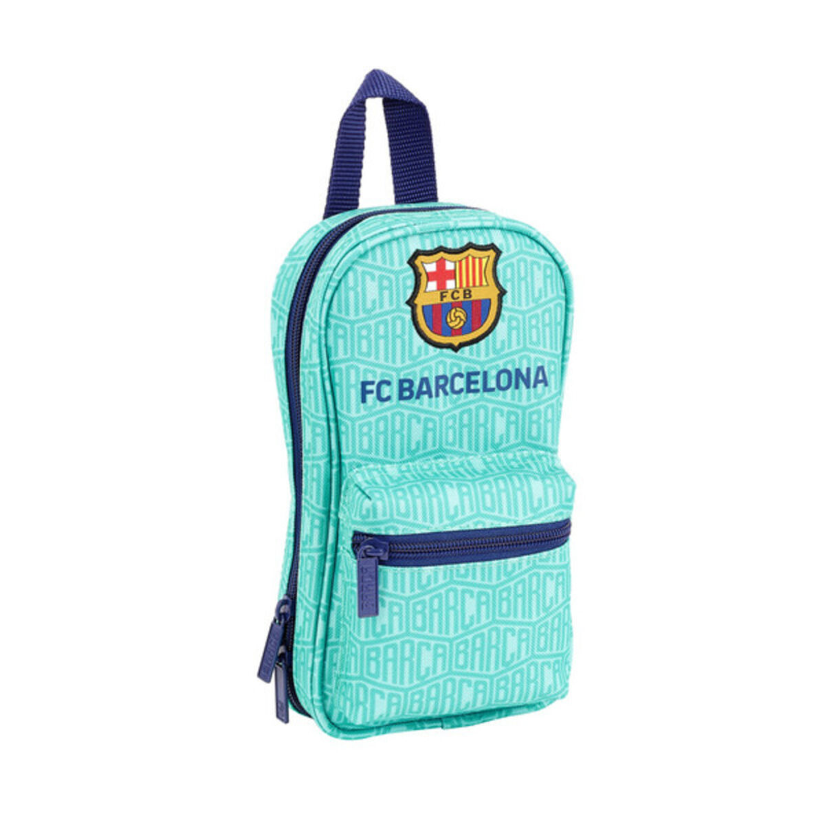 Pennfodral Ryggsäck F.C. Barcelona Turkos 12 x 23 x 5 cm - 10