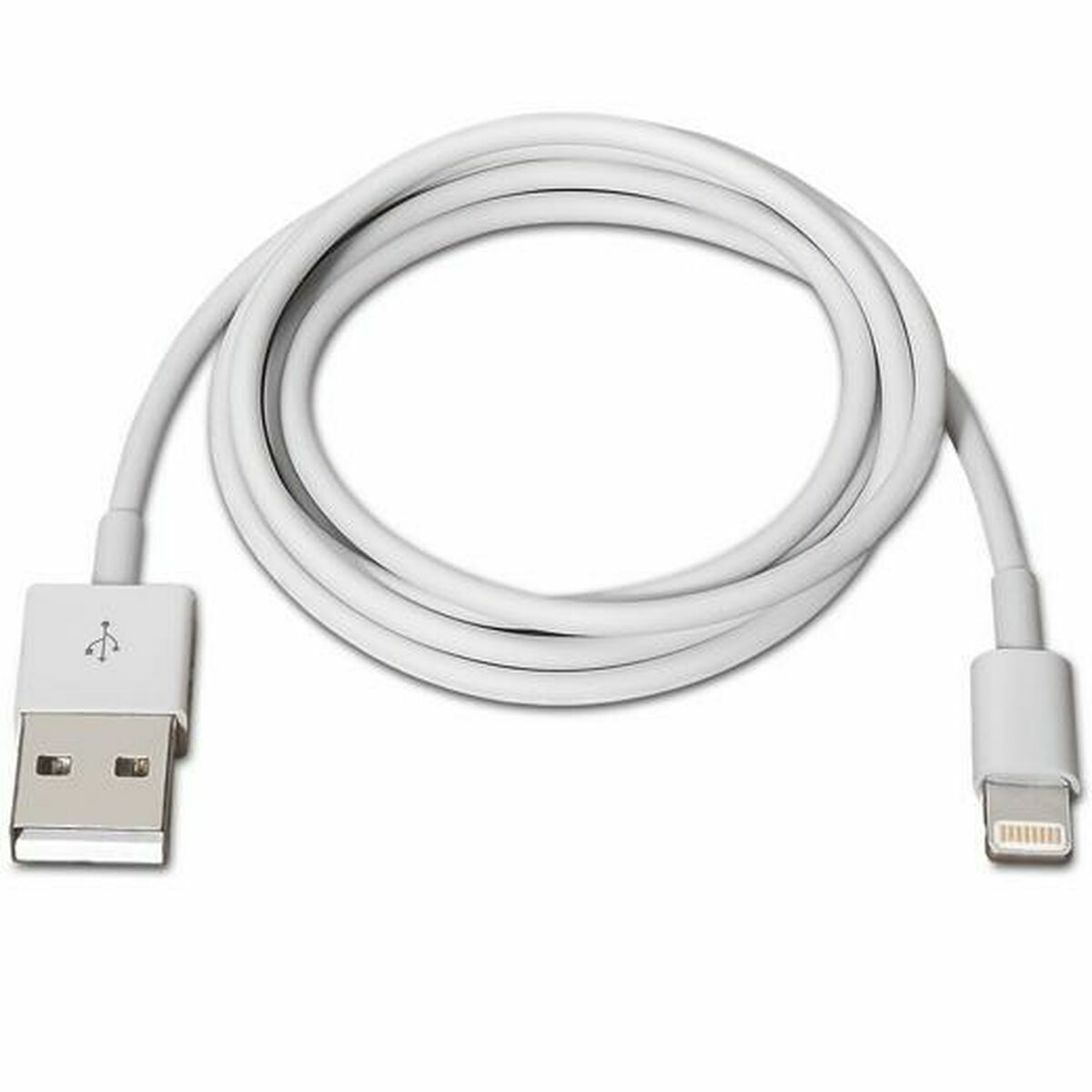 Kabel Aisens A102-0035 Vit 1 m - 2