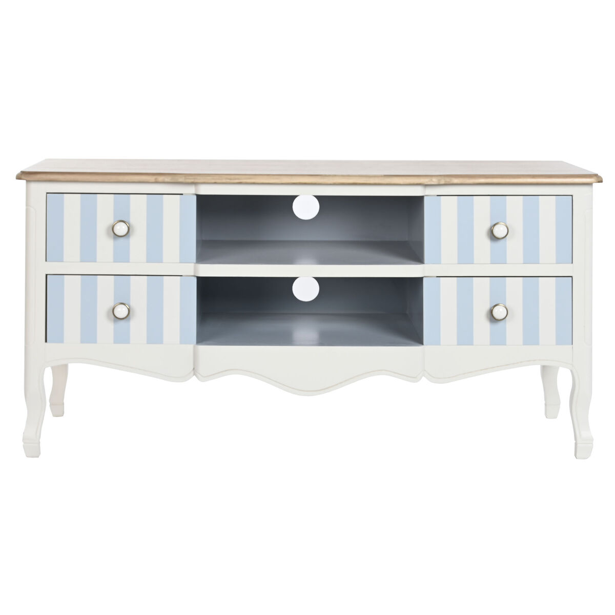 TV-möbler DKD Home Decor Vit Himmelsblå (120 x 48 x 60 cm) - 3