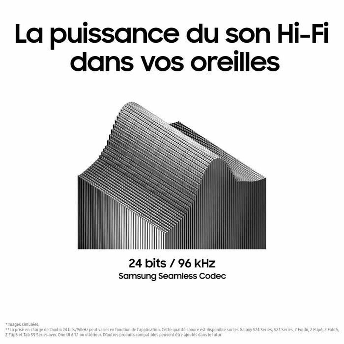 Hörlurar Samsung SM-R530NZWAXEF Vit - 5
